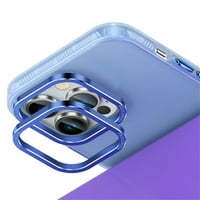 Allytech dizajniran za iPhone Pro Ma, čvrsti TPU Branik otporan na udarce i mat prozirni tanak poklopac