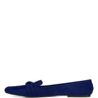 Brinley Co. Womens Knot Accent Flat Loafer