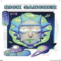 Rick i Morty - Rick Sanchez zidni poster sa pushpinsom, 22.375 34