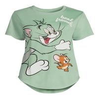 Tom i Jerry ženska grafička majica sa kratkim rukavima