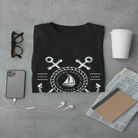 Sailing Cruise Logo T-Shirt Men-Image by Shutterstock, muški medij
