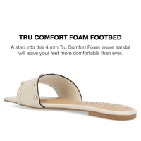 Kolekcija Journee Wemens Treena Tru Comfort Foam klizanje na klizaču Ravne sandale