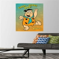 Flintstones - Yabba Dabba doo zidni poster sa pućimpinima, 22.375 34