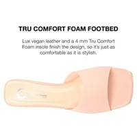 Kolekcija Journee Womens Jaydin Tru Comfort Foam klizanje na sandale za blok pete