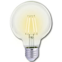 Velika vrijednost LED žarulja, 4,5-vata G deco sijalice E baza, meka bijela, 3-pakovanje