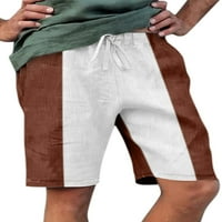 Glookwis muns colorblock ljetne kratke hlače Boja uboda na plaži kratke hlače casual salon mini pantalone