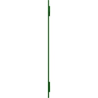 Ekena Millwork 1 8 W 73 H True Fit PVC trodijelna ploča-N-letve roletne, Viridian zelena