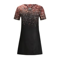 SMihono Rollbacks Tunic haljina ljeto Trending cvjetni Print midi suknja haljine za žene modni dame elegantan