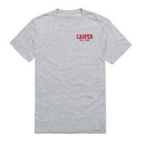Republika 528-625-Hgy-Casper College Thunderbirds praksa T-Shirt, Heather Grey - 2XL