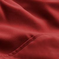 Goli Kućni Mikrofiber 5-komad crveni i crveni krevet u torbi, Twin XL