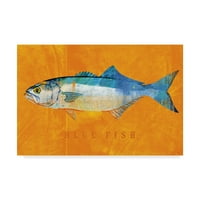 Zaštitni znak likovne umjetnosti 'plavo ribe' umjetnost John W. Golden