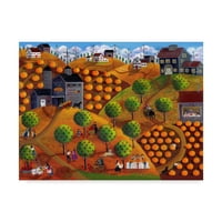 Zaštitni znak likovne umjetnosti' odaberite vlastitu farmu bundeve i jabuka ' Umjetnost platna Cheryl