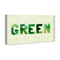 Wynwood Studio tipografija i citati Zidna umjetnost platnene ispisuju 'zelene' citate i izreke - zelena,