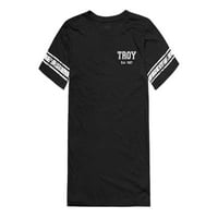 Troy University Ženska Praksa T-Shirt Crna