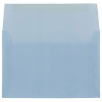 Prozirne koverte, 5.5x8.1, plava, 1000 kartona, surf plava