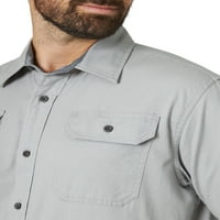 Wrangler muške kratke rukave komforna rastezljiva tkana košulja