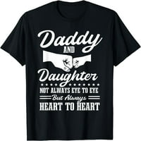 Tata i kćer otac vole majicu Dan oca