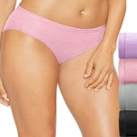 Hanes Ultimate® ženski Comfortsoft® bikinis lila Pink Heather Siva crna 5