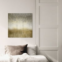 Wynwood Studio Abstract Wall Art Canvas Prints 'Magari' Textures - Gold, Grey