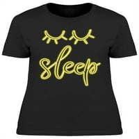 Neonski znak sleep T-Shirt žene-slika Shutterstock, ženski veliki