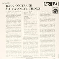 John Coltrane - Moje omiljene stvari - vinil