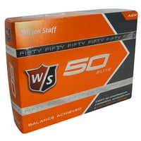 Wilson osoblje pedeset elitnih golf kuglica, osjećaj udaljenosti, narandžaste, pakovanje
