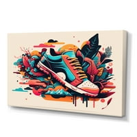 Designart Šarena Slika Za Cipele Na Platnu Umjetnost