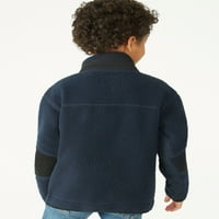 Besplatna montažna dječaka Fau Sherpa zip up jakna, veličine 4-18