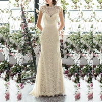 Clearsance Ženske haljine Ljetni trendi elegantan V-izrez Tanka remen od pune duge haljine haljina