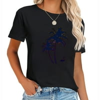 Mekana i svestrana ženska grafička majica - Miami Beach Print