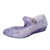 Ženske jasne sandale princeze cipele djevojke sandale Jelly Mary Jane plesne zabave svjetlucave sandale