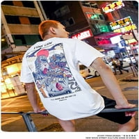 CoCopeaunt muškarci žene Y2K Harajuku T-Shirt japanski Anime Gothic Vintage Preppy Street kratki rukav