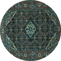 Ahgly Company u zatvorenom okruglom perzijskom svijetloj plavoj tradicionalnim prostirkama površina, 5