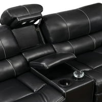 Willemse casual crni motion kauč kauča