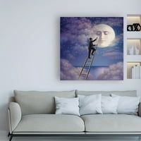 Zaštitni znak likovne umjetnosti 'Čovjek sa mjesecom' platna umjetnost Dan Craig