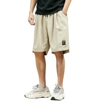 Mishuowo muns sportske kratke hlače Striped jogging dno ljetne pantalone sa džepovima Elastični pojas