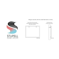 Stupell Industries Neighborhood Houses River Architecture Graphic Art Gray Framered Art Print Wall Art,