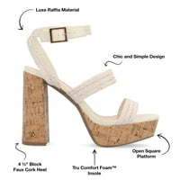Kolekcija Journee Womens Sienne Tru Comfort Foam High Heel Platform Sandals