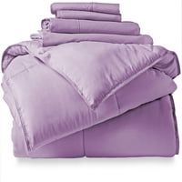Goli Kućni Mikrofiber 5-dijelni krevet od lavande i lavande u torbi, Twin XL