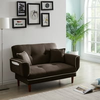 Aukfa konvertibilna Loveseat Sofa, spavač kauč na razvlačenje za dnevni boravak i kompaktni prostori sa