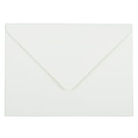 Koverte za pozivnice Strathmore sa euro preklopom, 1 4, svijetlo bijela WOVE, 25 paketa