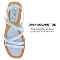Kolekcija Journee Wemens Ennid Tru Comfort Foam Buckle Flat Sandals